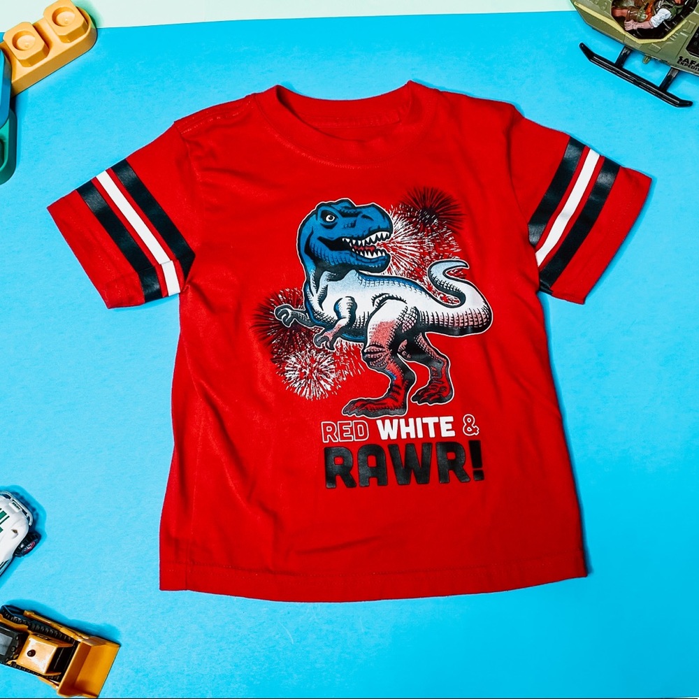 4th of July Dinosaur Tee🦖